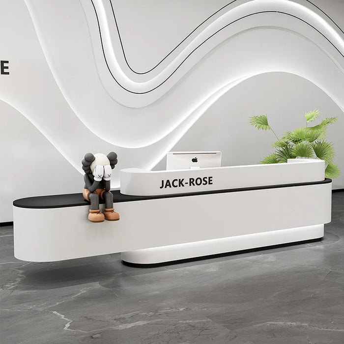 Checkout Coffee Reception Desk Counter Luxury Designs Premium Shop Shopping Reception Desk Clinic Meuble Caisse Furniture HDH