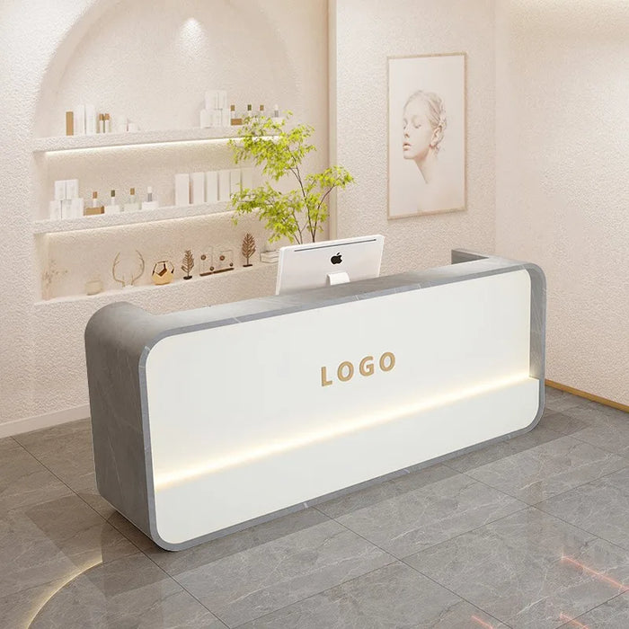 Bar Service Reception Desks Counter Hospital Minimalist Checkout Reception Desks Luxury Recepcion Mostrador Salon Furniture