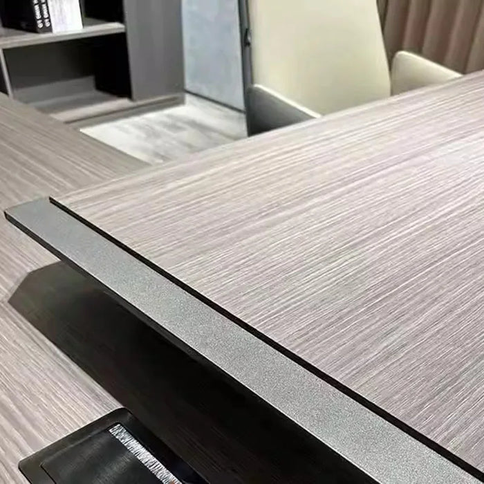 Executive L Shaped Office Desk Floor Sets Luxury Secretary Computer Desks Drawers Corner Mesa De Computador Modern Furniture
