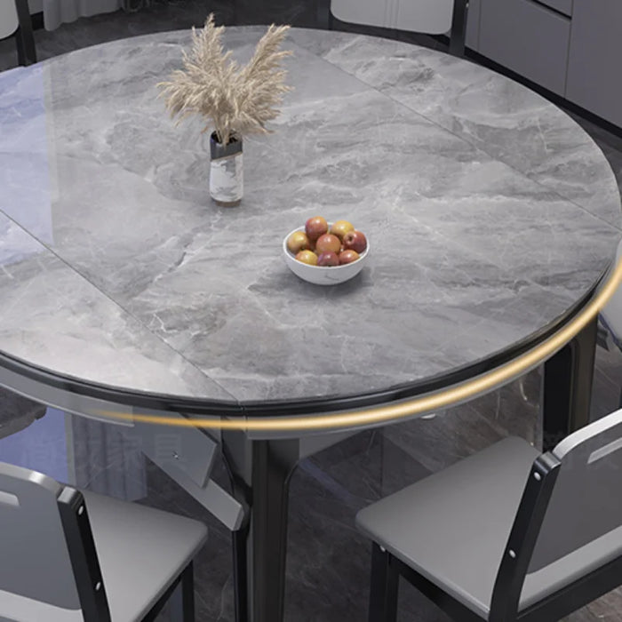 Modern Extendable Dining Tables Round Living Room Nordic Kitchen Dining Tables Coffee Luxury Tavolo Pranzo Home Furniture SR50DT