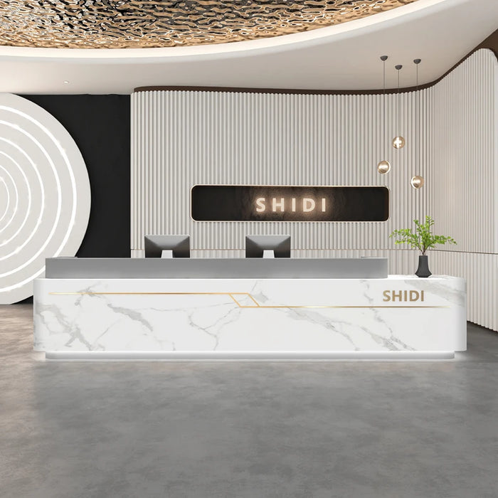 Cabinet Lectern Reception Desk Restaurant Accessories Banco Simple Reception Desk Standing Modern Bureau Meuble Office Furniture