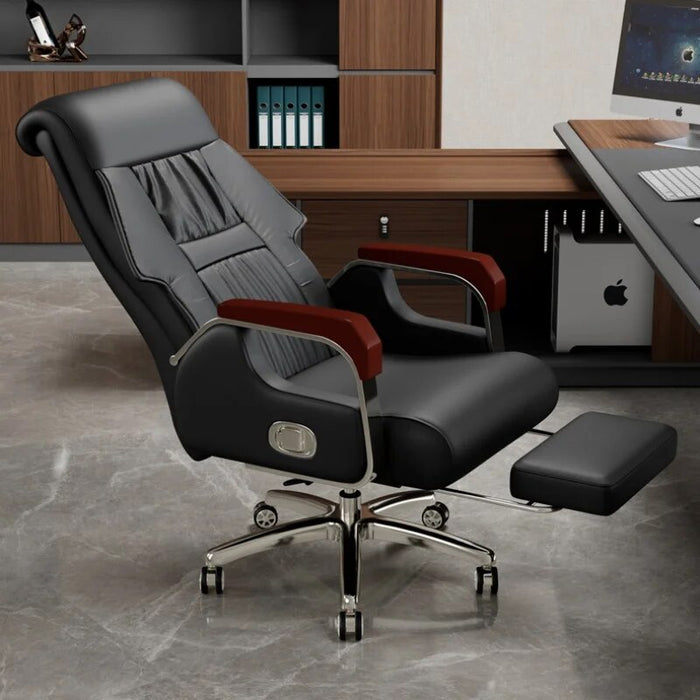 Massage Reclining Office Chair - Ergonomic Boss Swivel Conference Office Chair - Computer Leather Sillas Oficina Furniture - SR50OC