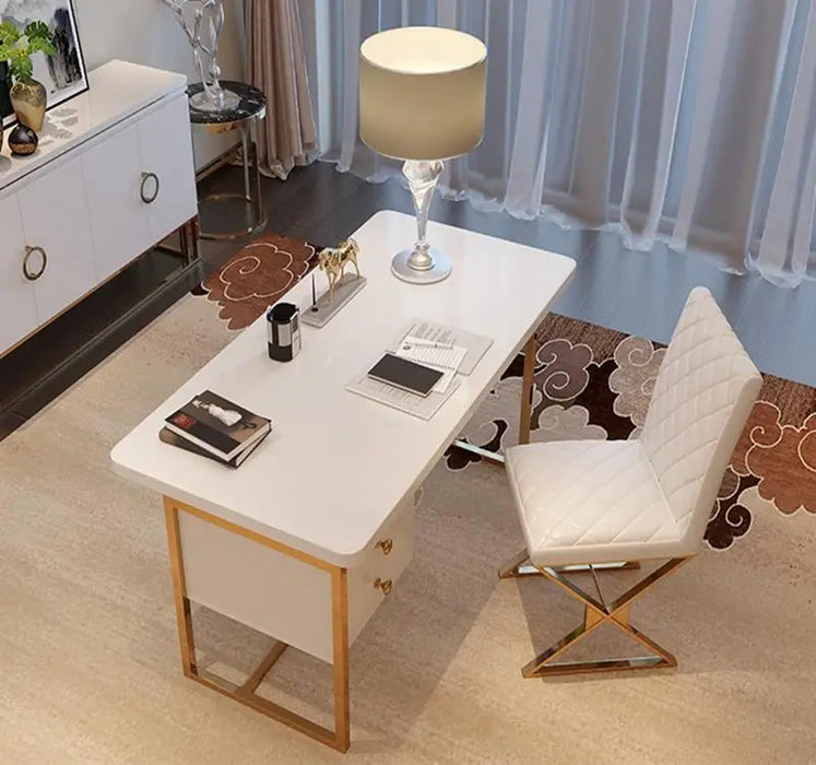 Post-modern beauty salon reception desk Factory Wholesale Nordic Luxury Office Furniture Executive Director Desk Simple Carved
