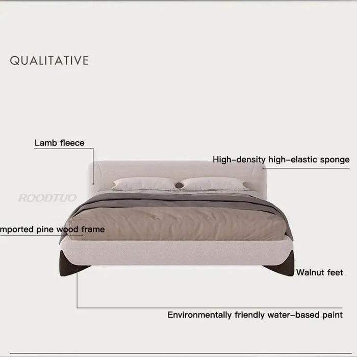 Simple Modern Queen /King Size Bed Frame Bedroom Furniture Velvet Double Bed For Adults With Storage Designer Home Furniture