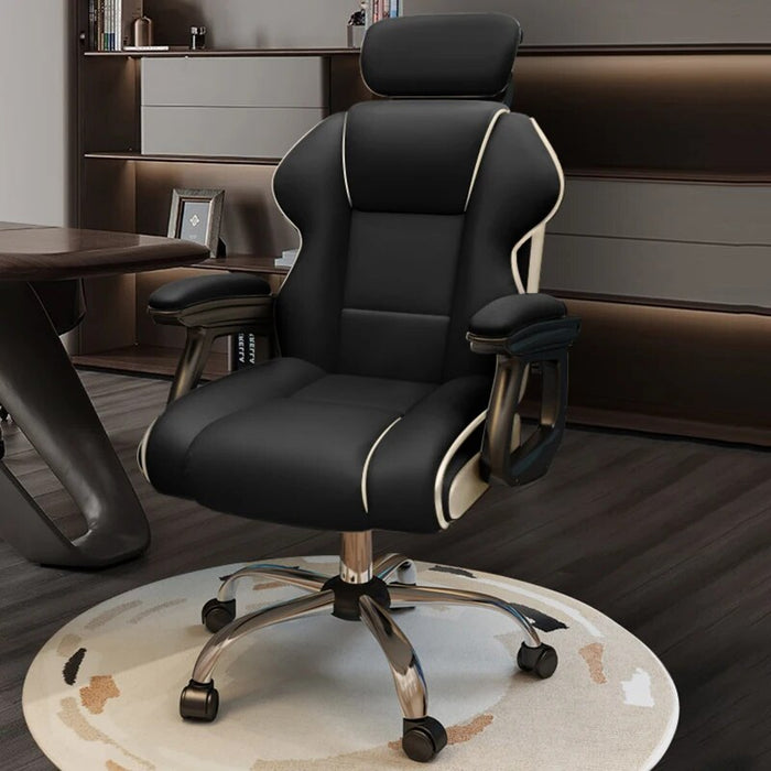 Design Executive Home Office Chair Gaming Waiting Bedroom Metal Aluminium Chair Salon Relaxing Chaise De Bureau Office Furniture