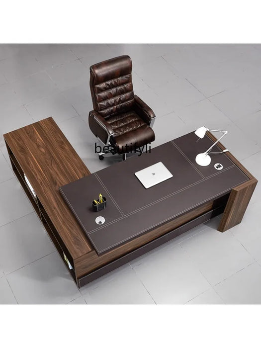 Office Furniture Boss Desk Desk Simple Modern Executive Desk Creative Executive Manager Desk President Desk and Chair