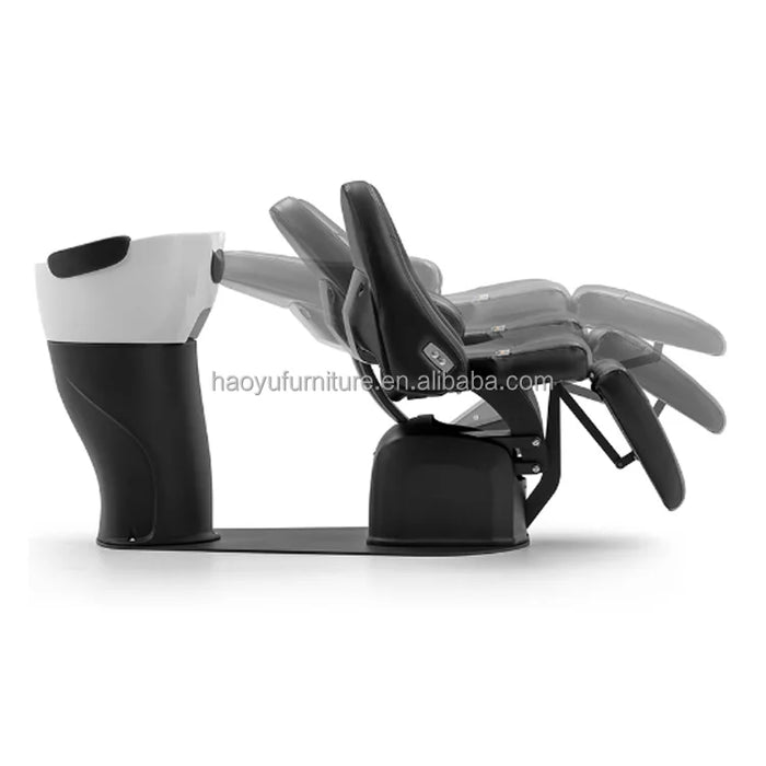 luxury head massage shampoo chair electric adjustable shampoo chair for customization