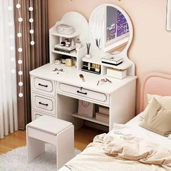 Luxury Drawer Dressing Table Toilet Chair Japanese Bedroom Dressing Table Mobile Cabinet Armarios Para Sala De Estar Accessories