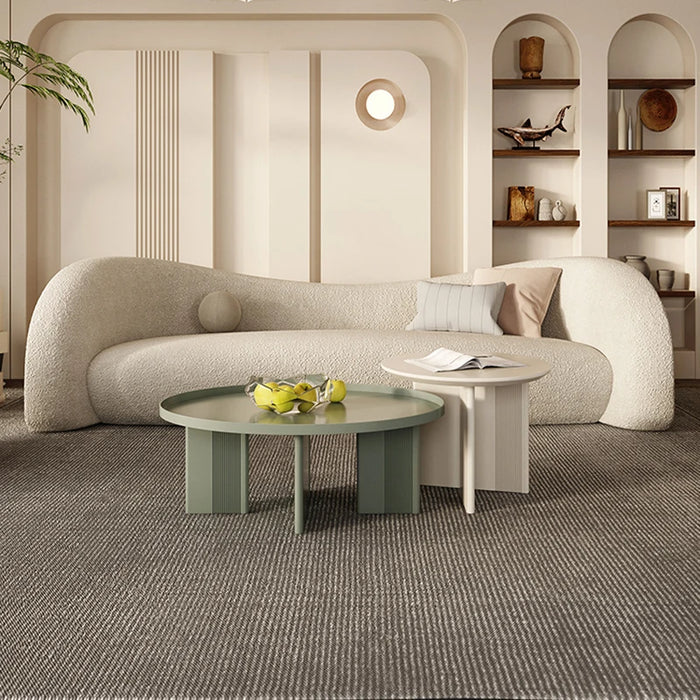 Convertible Living Room Sofas Lounges Luxury Nordic Wood Sofa Single Cushioned White Divani Da Soggiorno Home Furniture MZY