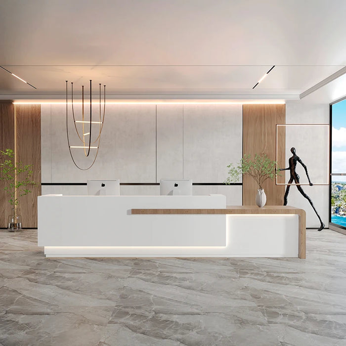 Cashier Table Stand Reception Desk Front Cash Information Barbershop Spa Salon Counter Luxury Comptoir De Caisse Furniture