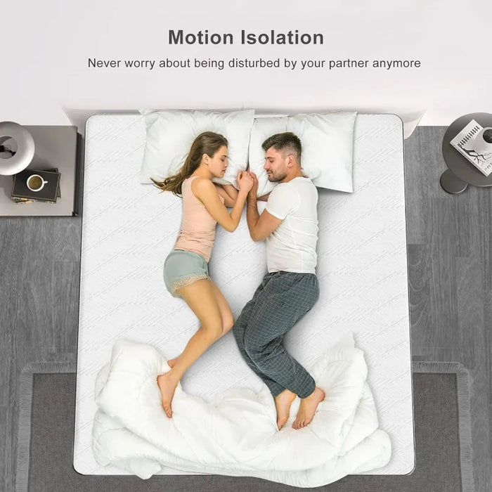 Queen Size Mattress, 10 Inch Cooling-Gel Memory Foam Mattress Bed in A Box, 80”*60”*10”Medium Floor Mattress Bedroom Furniture