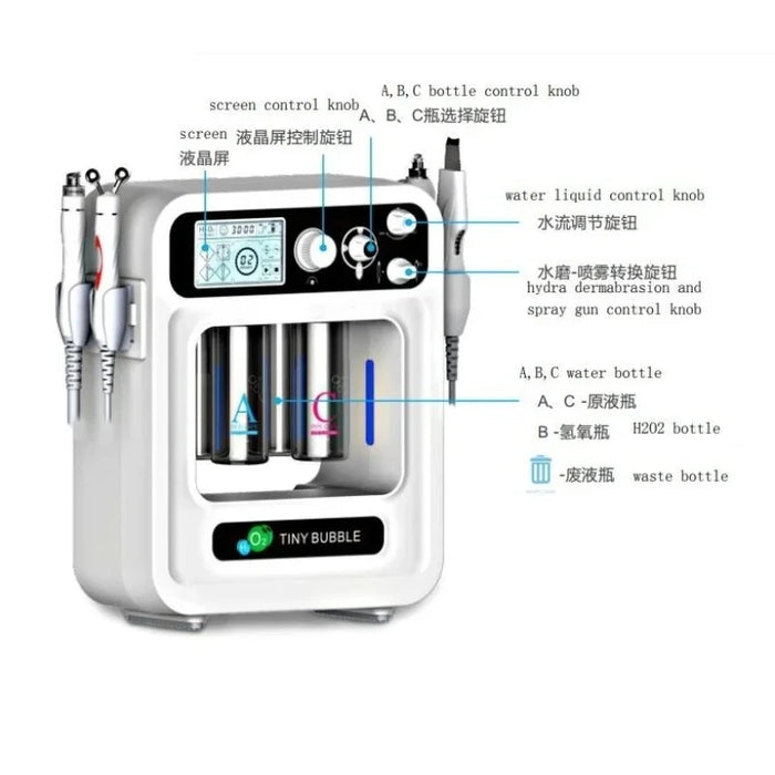 2023 Newest Box Water Oxygen Jet Facial Skin Tightening Aqua Facial Cleaning Beauty Device Beauty Salon Devices