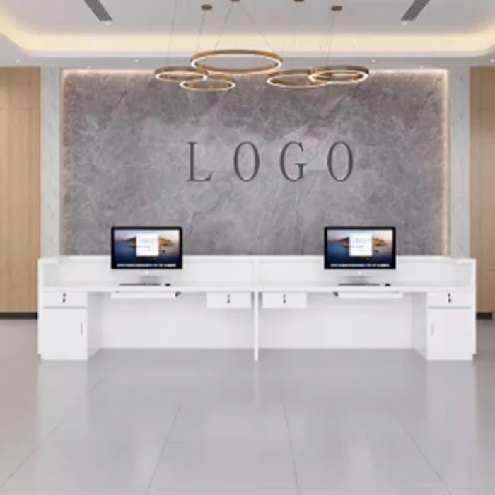 Podium Store Reception Desk Wooden Clinic Premium Enjoy Shopping Reception Desk Display Mostrador Oficina Commercial Furniture