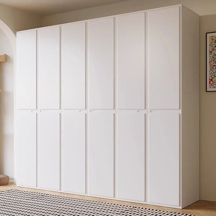 Bedroom Nordic Wardrobe White Storage Multifunction Wooden Wardrobe Clothes Organizer Armario Para Ropa Bedroom Furniture