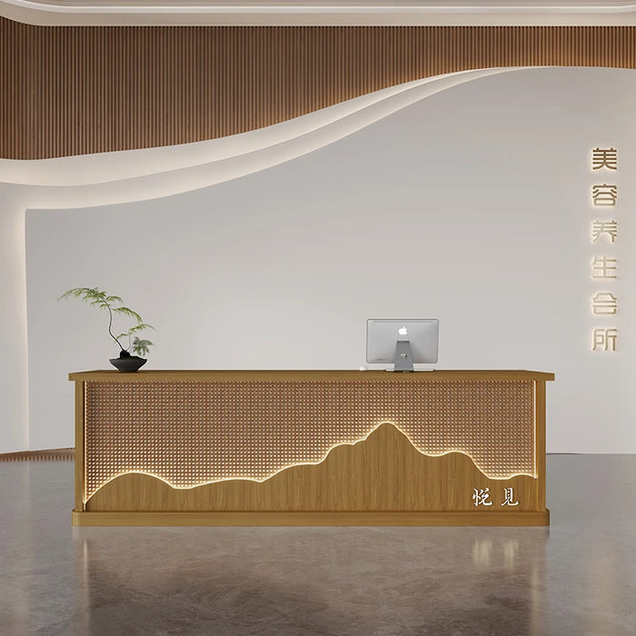 Shop Modern Reception Desk Office Grocery Store Check Out Information Reception Desk Podium Comptoir Caisse Reception Furniture