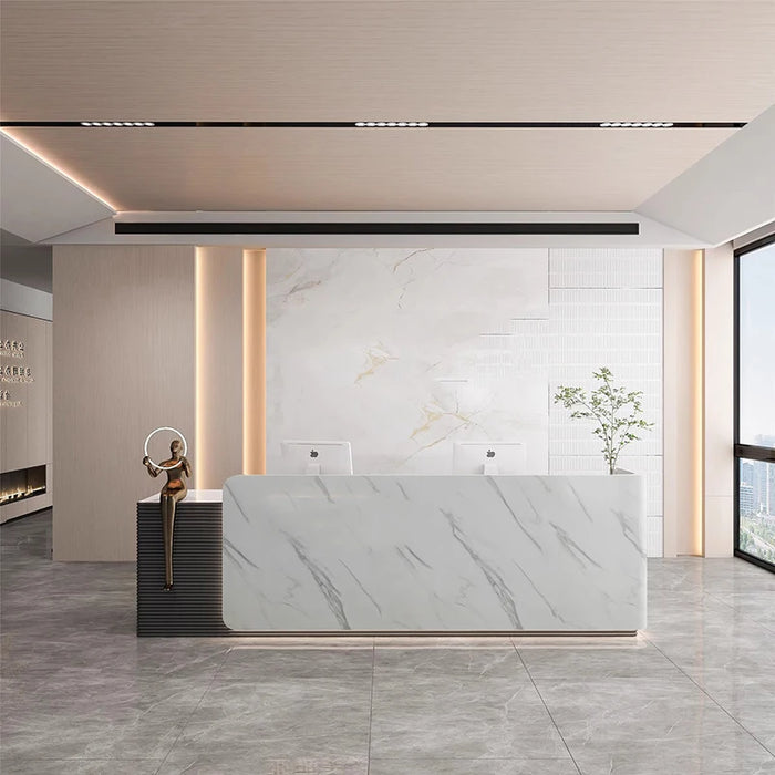 Luxury Bar Reception Desks Mobile Store Hotel Study Beauty Reception Desks Consul Conference comptoir magasin Furniture WJ20XP