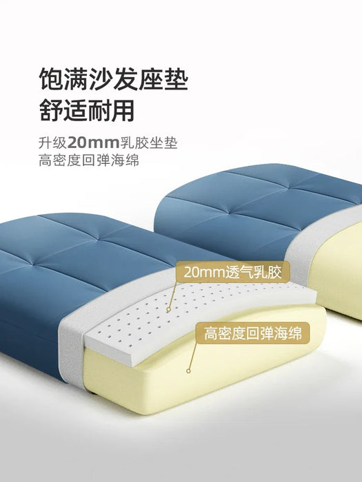 Cloth sofa size apartment technology cloth sofa living room U-shaped modern combination suit simple furniture