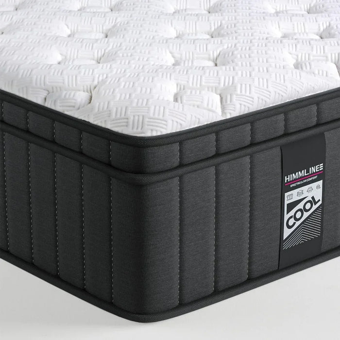 Medium Feel Queen Size Mattress Cooler Sleep & Pressure Relief Matress 10 Inch Hybrid Mattress Bed Mattresses 54”*75” Sleeping