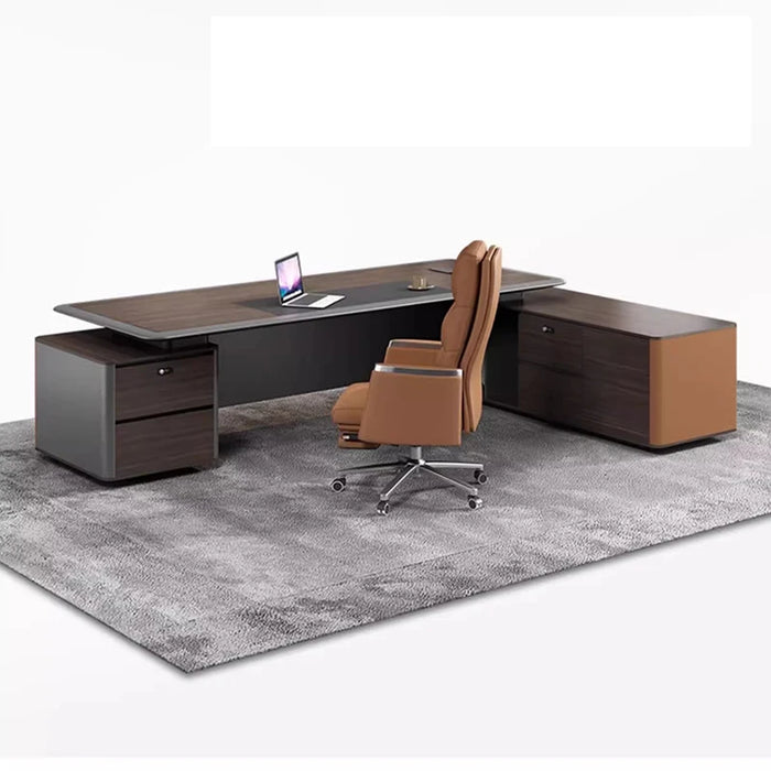 Corner Luxury Standing Desk Computer Executive L Shape Drawers Office Desk Meeting Workbench Tavolo Da Lavoro Office Furniture