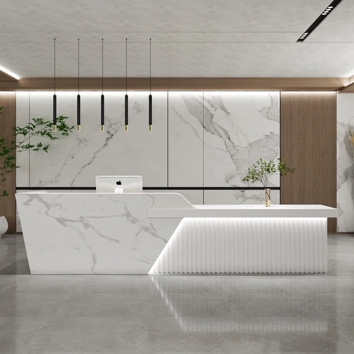 Luxury Podium Reception Desk Mobile Bar Counter Salon Modern Information Hotel Reception Desk Lectern Bar Tresen Furniture