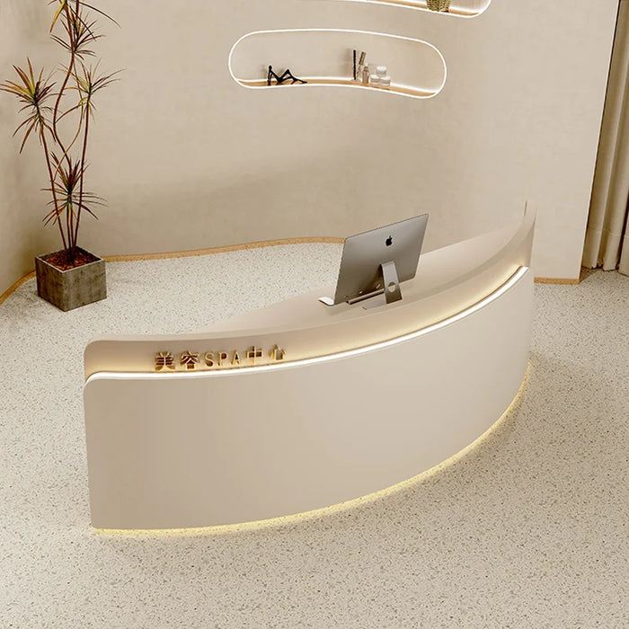 Podium Stand Church Front Desk Reception Counter Office Desk Luxury Cafe Counter Checkout Theke Rezeption Beauty Salon Furniture