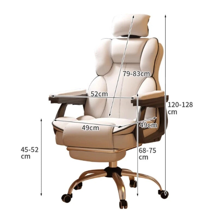 Swivel Work Office Chair ‏comfy Ergonomic Nordic Gaming Home Office Chair Computer Luxury Modern Bureaustoel Furniture SR50OC