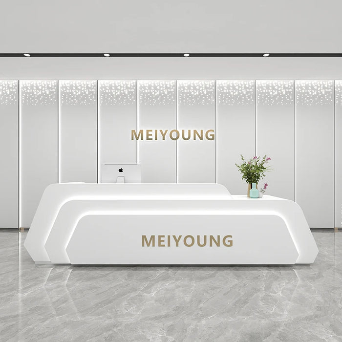 Luxury Register Reception Desks Office Pulpit Executive Commercial Reception Desks Club Mostrador Recepcion Bar Furniture