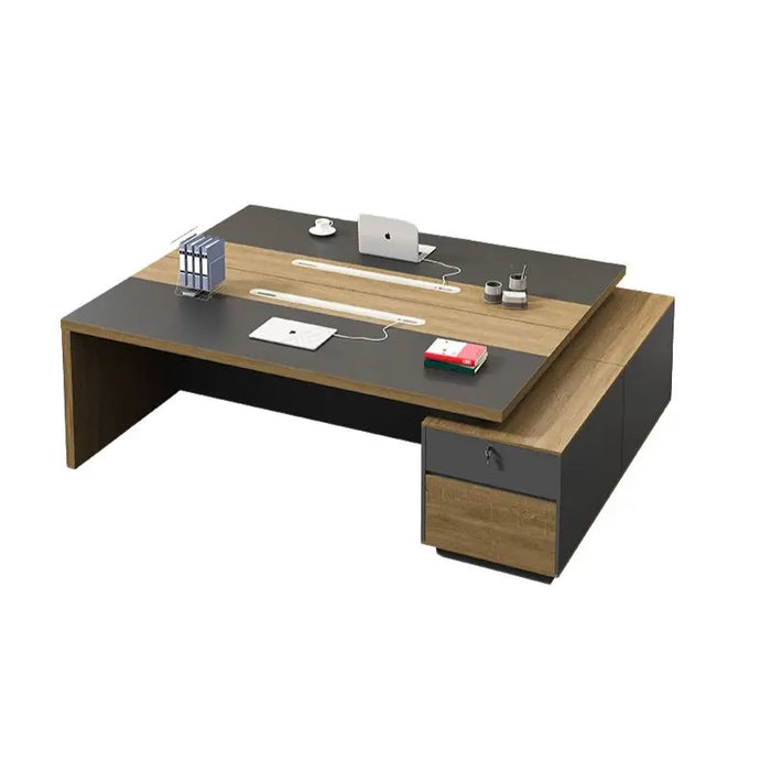 Nordic Computer Office Desk Elegant Executive Aesthetic Work Designer Ideas Wooden Desk Tables Set Muebles De Oficina Furniture