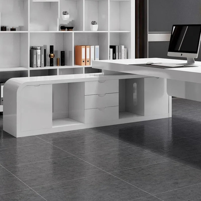 White Conference Office Desk Computer Executive Art Drafting Studio Office Desk Workbench Escritorio Gaming Luxury Furniture