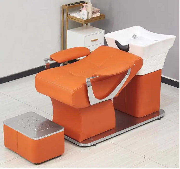 Hair salon barbershop special fashion big foot shampoo bed