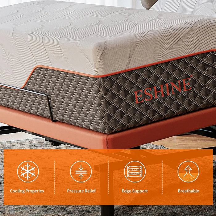 14 Inch Memory Foam Hybrid Mattress - 319 Independent Pocket Innersprings - Mattress in Full/Twin-XL/Full/Queen optional