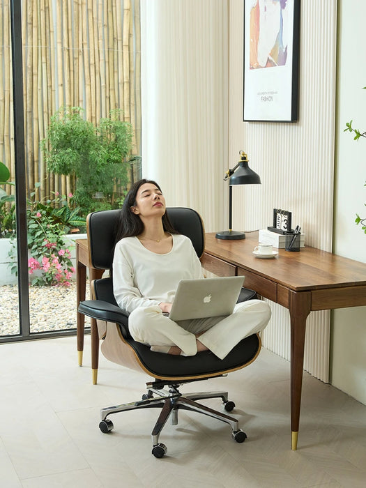 Computer chair, office chair, comfortable business leather large class chair