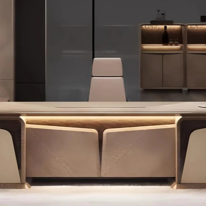 Work Corner Office Desk Drafting Conference Wooden Organizers Meeting Office Desk Modern Mesas De Computador Luxury Furniture