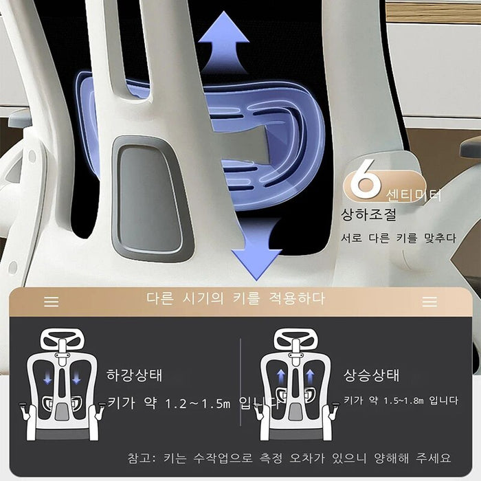 Office Chair Breathable Mesh Computer Chair Ergonomic Chair with Adjustable Lumbar Support and Headrest Desk Chair Gaming Chair