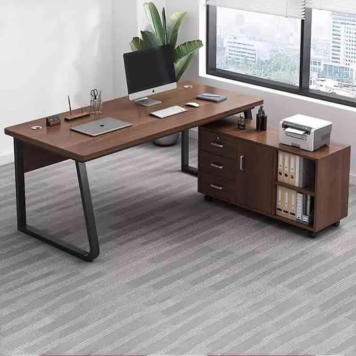 Monitor Working Office Desk Conference Wooden Keyboard Reception Office Desk Standing Mobile Scrivania Ufficio Lavoro Furnitures