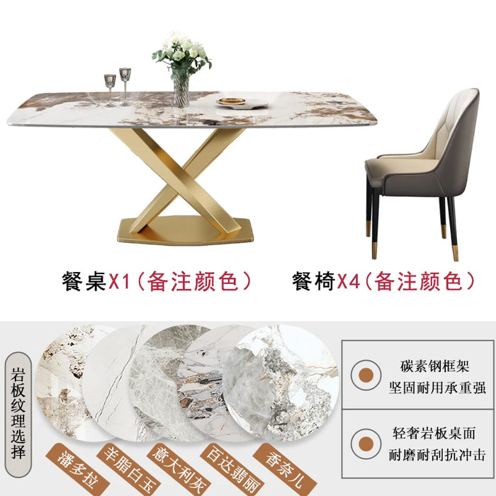 Study Hotel Dining Tables Outdoor Conference Restaurant Office Dining Tables Bar Eating Luxury Mesa Plegable Furniture WJ20XP