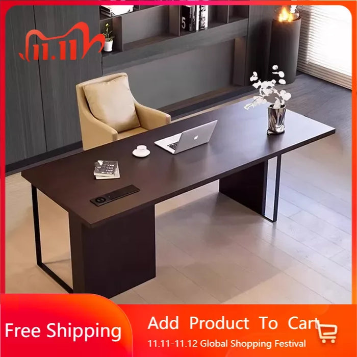 Standing Study Desk Organizer Reception Writing Computer Office Desk Corner Meeting Escritorios De Ordenador Luxury Furniture