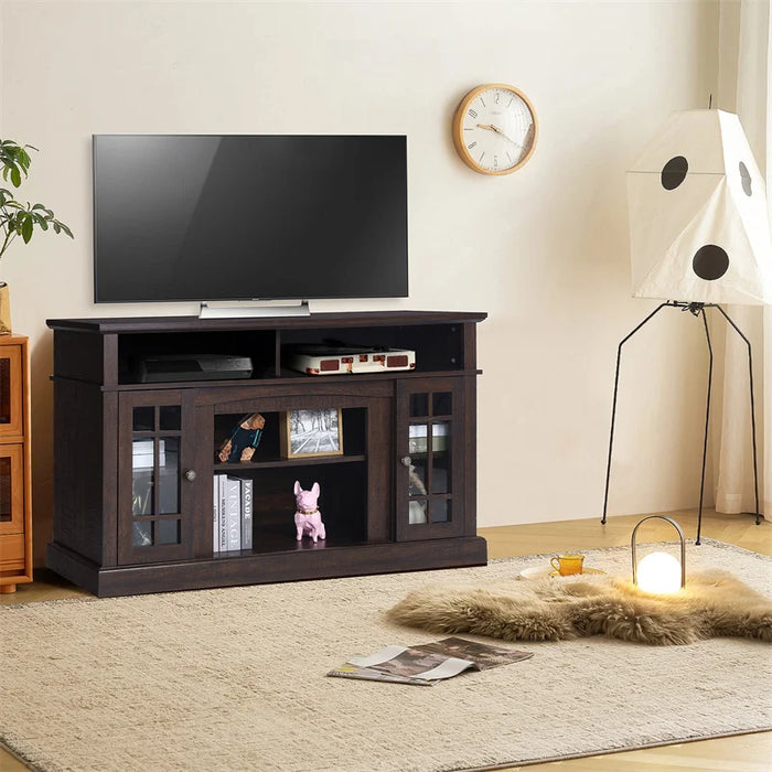 Living Room Furniture Modern Wooden TV Cabinet Storage Large Capacity Storage Shelf Television Stands Storage Space TV Cabinets