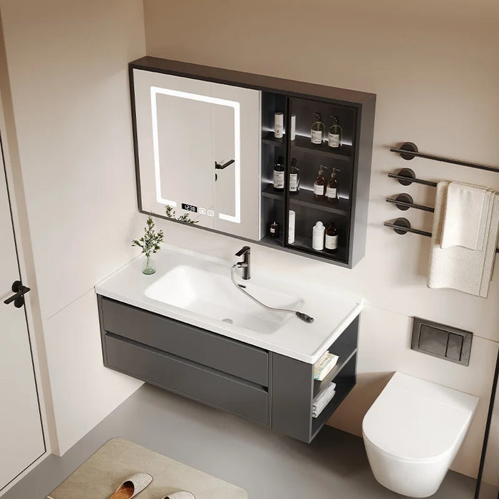 Shelf Floor Bathroom Cabinets Medicine Space Saver Bathroom Cabinets Vanity Under Sink Badezimmerschränke Postmodern Furniture