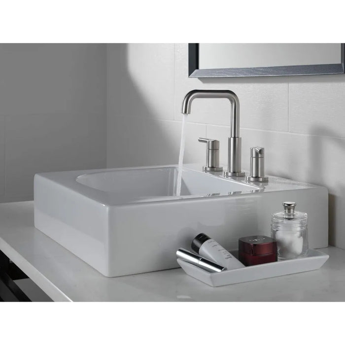 Widespread Bathroom Faucet Chrome, Bathroom Faucet 3 Hole, Bathroom Sink Faucet, Drain Assembly, Chrome