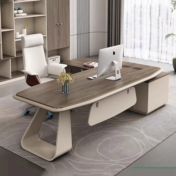 Standing L Shaped Office Desk Conference Writing Executive Floor Computer Desks Modern Long Mesa Escritorio Modern Furniture