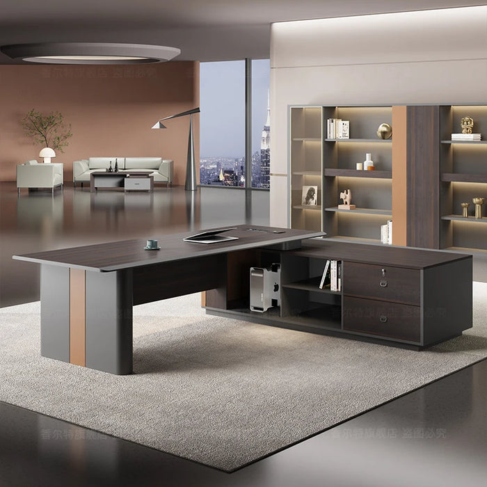 Corner Drawers Office Desk Conference Coffee Aesthetic Luxury Computer Office Desk Modern Escritorios De Oficina Furniture Desks