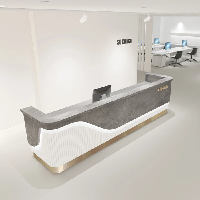 Stand Simple Reception Desk Luxury Information Podium Modern Reception Desk Conference Counter Escritorio Restaurant Furniture