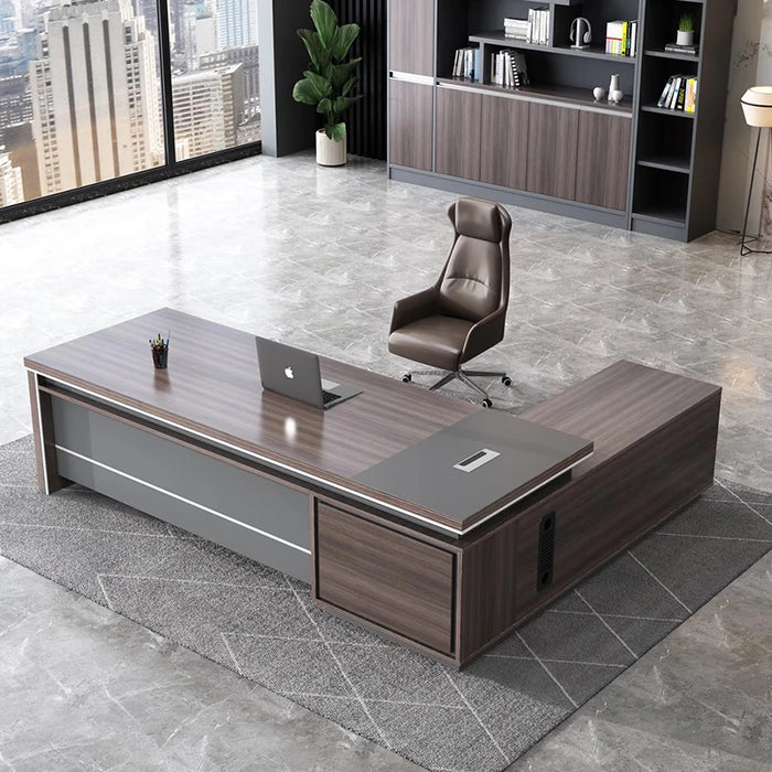 Workstation Study Office Desk Executive Storage Luxury Desktop Office Desk Drawers Scrivania Ufficio Lavoro Salon Furniture