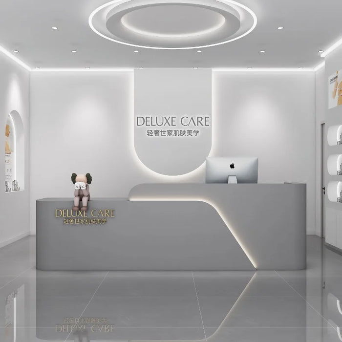 Barbershop Standing Register Reception Desk Accessories Conference Luxury Simple Reception Desk Modern Mostrador Store Furniture