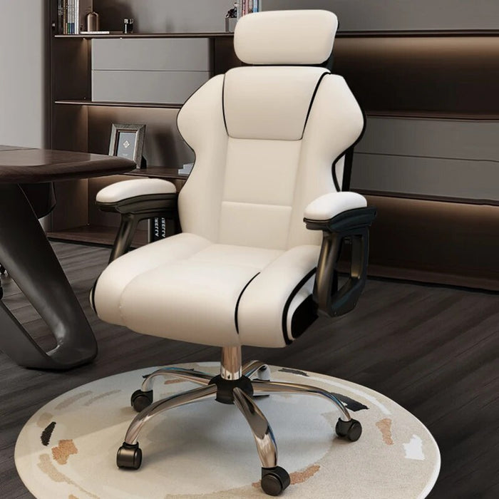 Design Executive Home Office Chair Gaming Waiting Bedroom Metal Aluminium Chair Salon Relaxing Chaise De Bureau Office Furniture