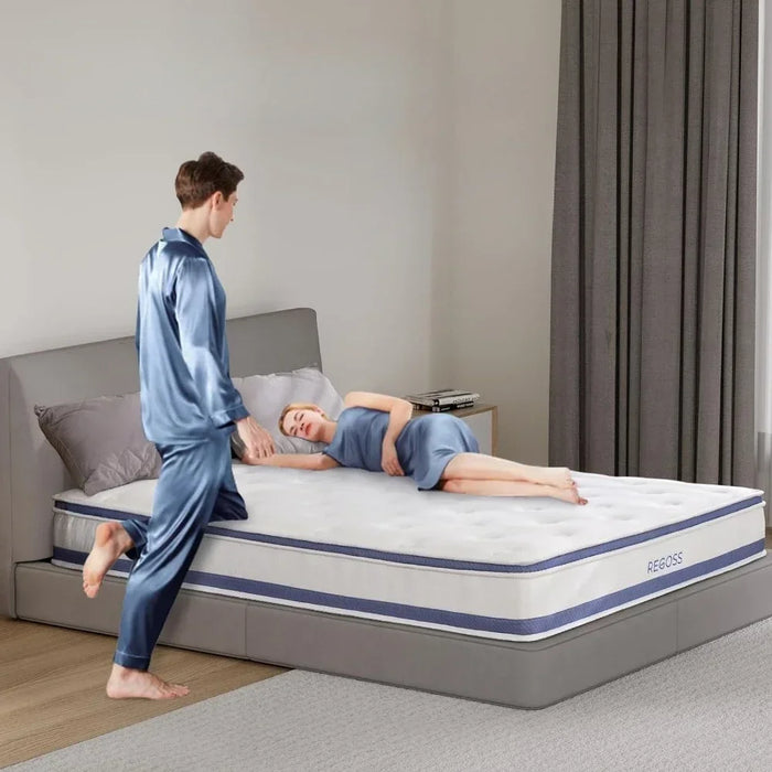 10 Inch Hybrid Mattress in a Box Full Size Mattress Matress Bed Mattresses Mattresses for Sleeping Twin Queen King Bedroom Home