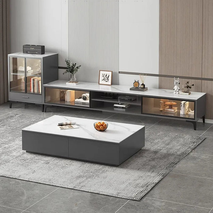 Luxury Tv Stand Wooden Drawers Storage Corner Wooden Display Console Tv Stand Entertainment Center Meuble Living Room Furniture