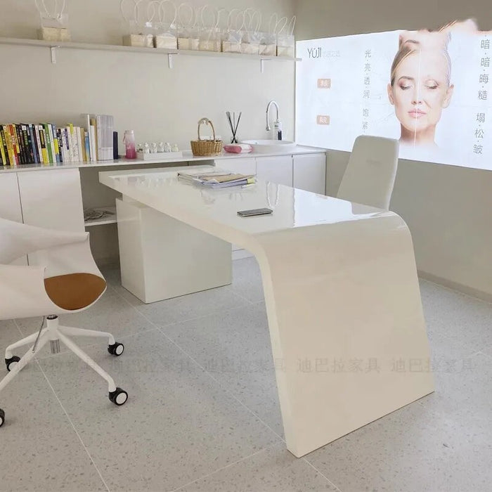 Office Writing Desk Pullout Under Organizer Bedroom Office Desks Drawers Computer Storage Stolik Komputerowy Luxury Furniture