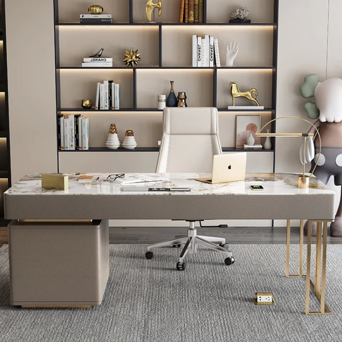 Write Computer Office Desks Design Italian Household Slate Office Desks Luxury Simplicity Bureau Meuble Working Equipment QF50OD